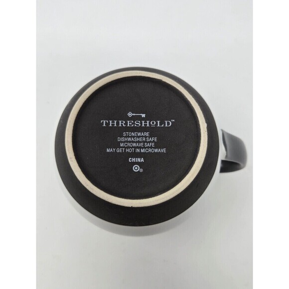 THRESHOLD TARGET WHITE & GREY MONOGRAM INITIAL W COFFEE MUG CUP BEVERAGE RETIRED - Picture 11 of 11